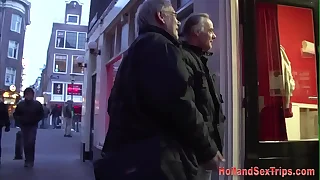 Mature hooker gets oral from customer